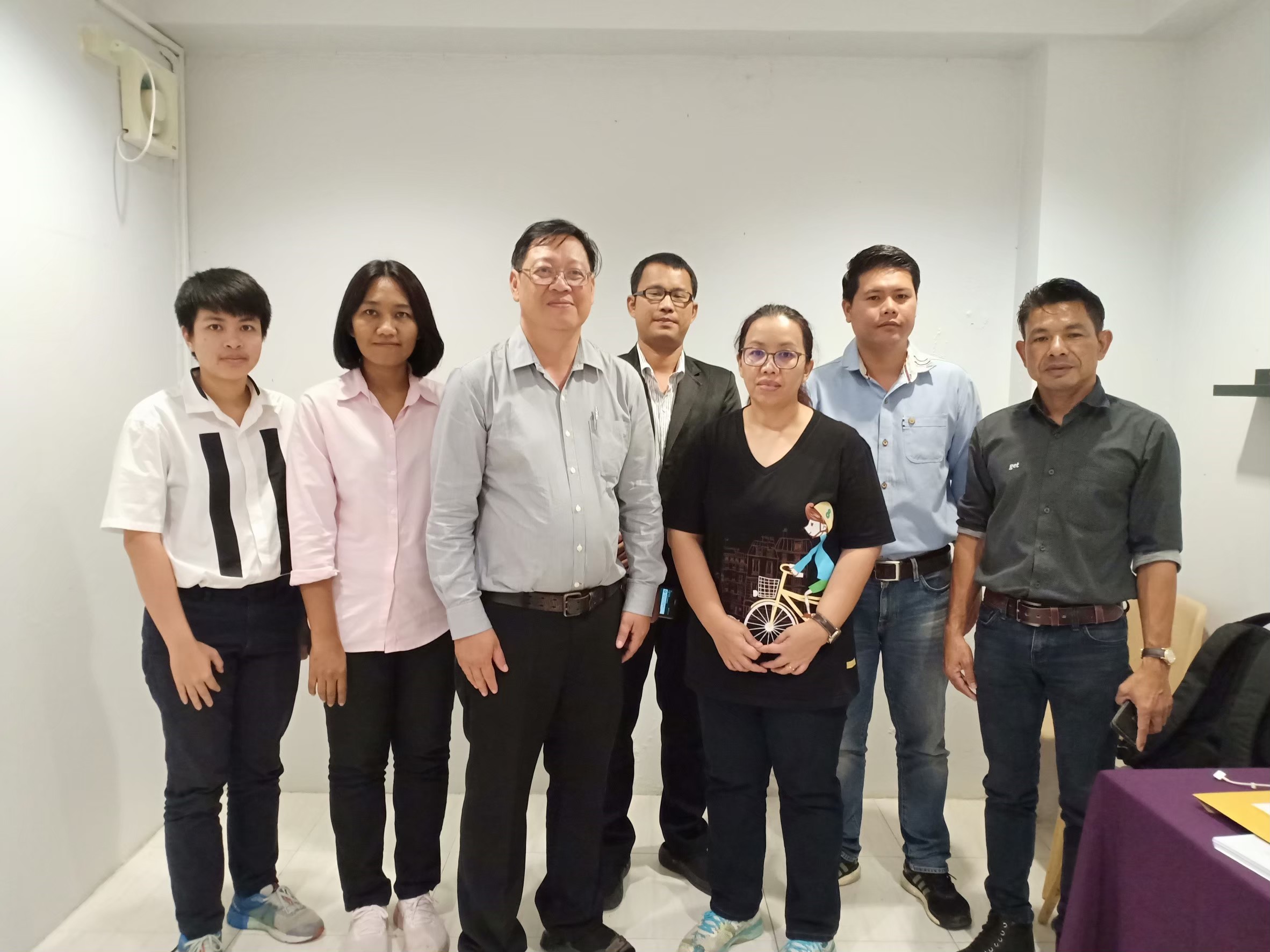 บรรยากาศผู้เข้าอบรมหลักสูตรแผนที่และสำรวจงานดินด้วย AI